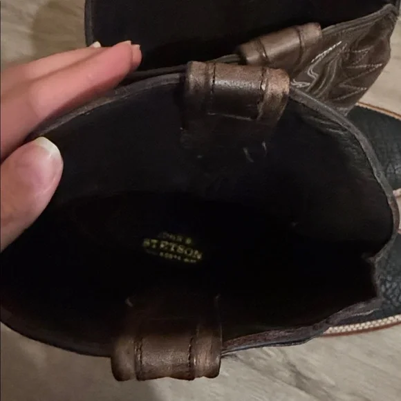 Stetson Exotic River Horse Hippopotamus Boots